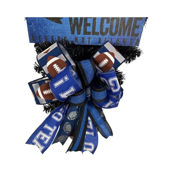 Carolina Panthers Door Wreath Swag - Picture 5 of 5